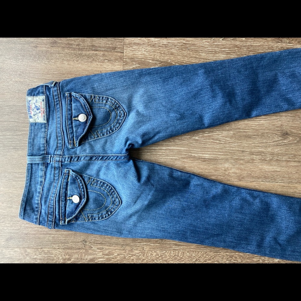 Low Rise Straight Leg True Religion Jeans Size 27